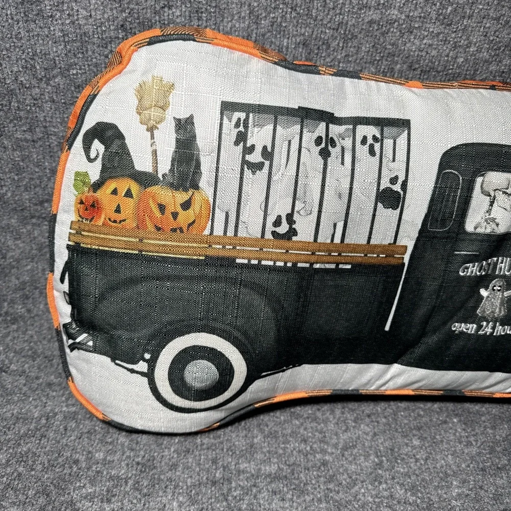 Ghost Hunter Plaid Pillow Farm Truck Decor Car Shape‎ Accent Pillow 23
